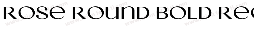 Rose Round Bold Regu字体转换